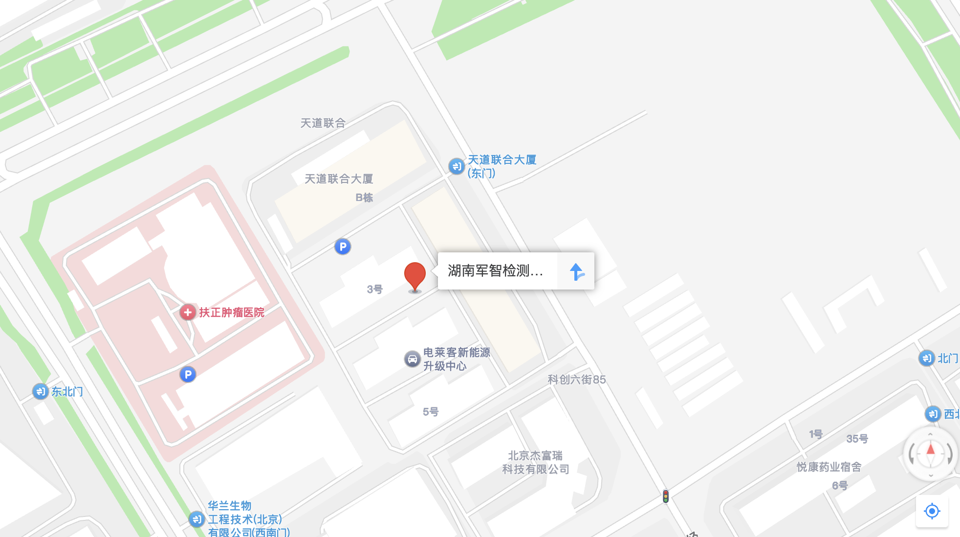 北京分公司 地图