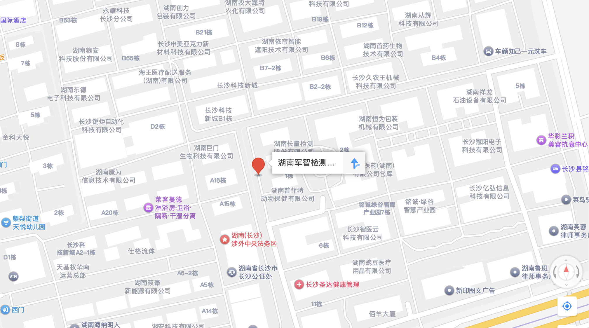 湖南总部 地图